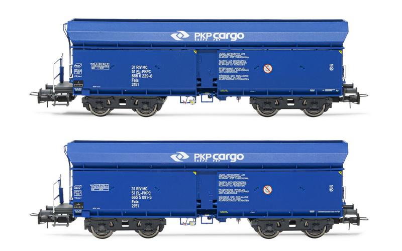 Memoba Produktdetail Rivarossi Hr Pkp Cargo Teiliges Set Selbstentladewagen Fals Blau