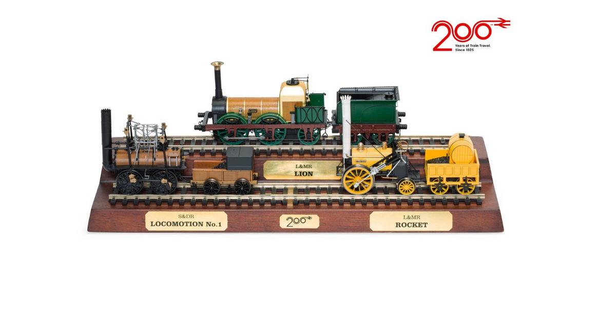Set Hornby R30445 - 3 Locomotives Vapeur - 200e Anniversaire - Échelle OO 1/76